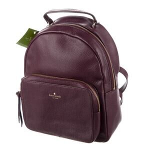 Kate Spade New York Mini Nicole Larchmont Avenue Backpack Burgundy with Dustbag